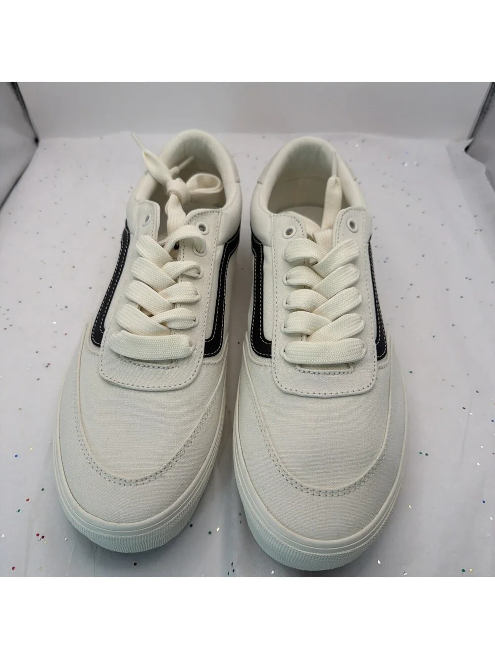 Vans Brooklyn LS Chunky Lace After Dark Men’s Size 13 Off White Black NIB
